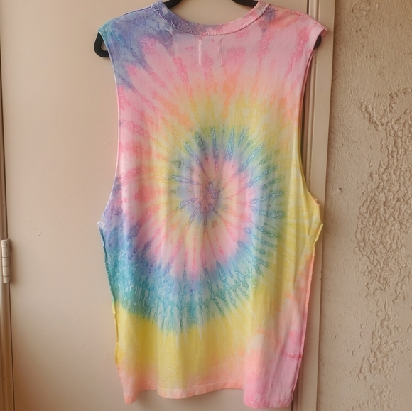 UNIF Tie Dye Logo Tank - Picture 9 of 12